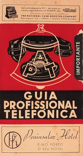 GUIA PROFISSIONAL TELEFÓNICA. De Assinantes da Rêde Pública de Lisboa e Arredores.