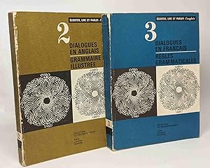 Bild des Verkufers fr 2 Dialogues en Anglais - grammaire illustre + 3 Dialogues en Franais rgles grammaticales --- coll. couter lire et parler l'Anglais zum Verkauf von crealivres