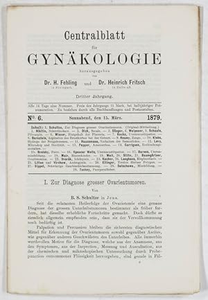 Bild des Verkufers fr Zur Diagnose grosser Ovarientumoren (pp.129-132) zum Verkauf von Antiq. F.-D. Shn - Medicusbooks.Com