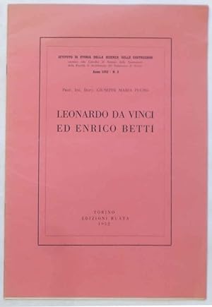 Leonardo da Vinci ed Enrico Betti.