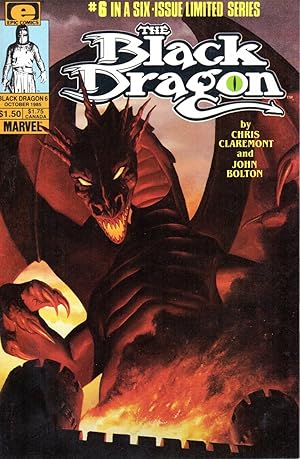 Seller image for The Black Dragon #6 ( 1985 Marvel/Epic Series ) for sale by Cider Creek Books