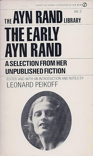 Seller image for The Early Ayn Rand A Selection from Her Unpublished Fiction for sale by Cider Creek Books