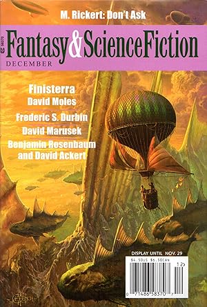 Imagen del vendedor de THE MAGAZINE of FANTASY and SCIENCE FICTION DECEMBER 2007 a la venta por Cider Creek Books