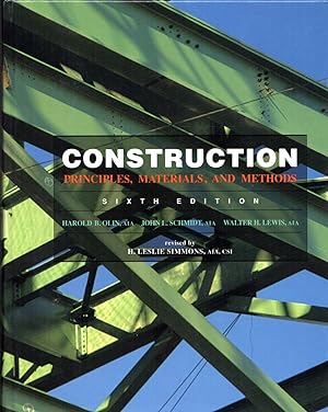 Seller image for Construction Principles, Materials, and Methods, 6Th Edition for sale by Cider Creek Books