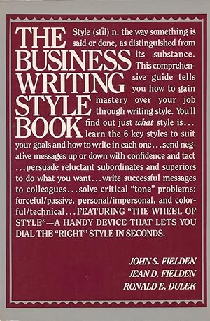 Seller image for Business Writing Style Book for sale by Cider Creek Books