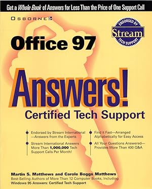 Seller image for Office 97 Answers! Certified Tech Support for sale by Cider Creek Books