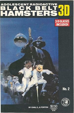 Bild des Verkufers fr Adolescent Radioactive Black Belt Hamsters 3-D #2 ( 1986 Series ) zum Verkauf von Cider Creek Books