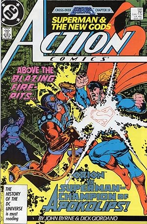 Seller image for Action Comics #586 ( 1938 Series ) Orion Vs Superman.a Champion Apokolips! for sale by Cider Creek Books