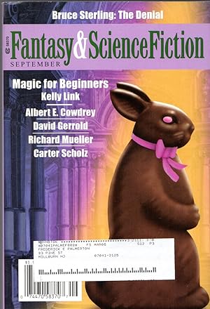 Imagen del vendedor de The Magazine of Fantasy & Science Fiction, September 2005 a la venta por Cider Creek Books