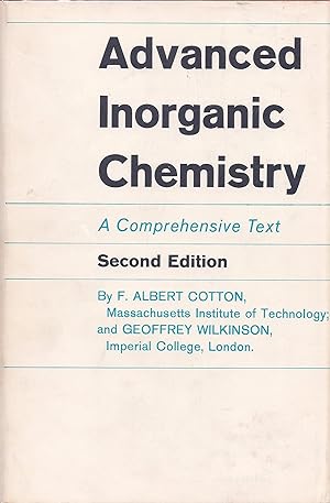 Imagen del vendedor de Advanced Inorganic Chemistry Second Edition a la venta por Cider Creek Books