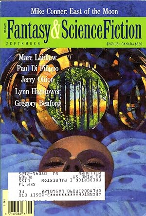Imagen del vendedor de The Magazine of Fantasy & Science Fiction, September 1993 a la venta por Cider Creek Books