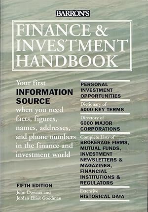Seller image for Barron's Finance and Investment Handbook for sale by Cider Creek Books