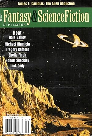 Imagen del vendedor de The Magazine of Fantasy & Science Fiction, September 2000 a la venta por Cider Creek Books