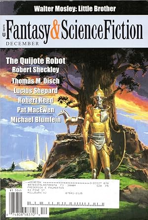 Bild des Verkufers fr The Magazine of Fantasy & Science Fiction, December 2001 zum Verkauf von Cider Creek Books