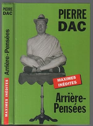 Image du vendeur pour Arrire-penses : Maximes indites mis en vente par librairie philippe arnaiz