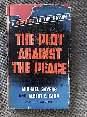 Seller image for The Plot Against the Peace for sale by Cragsmoor Books