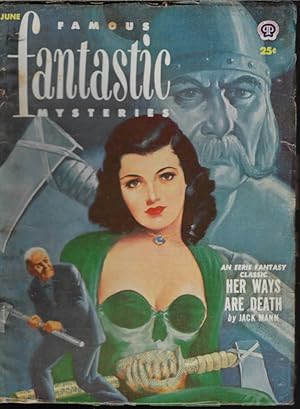Seller image for FAMOUS FANTASTIC MYSTERIES: June 1952 ("Her Ways Are Death") for sale by Books from the Crypt