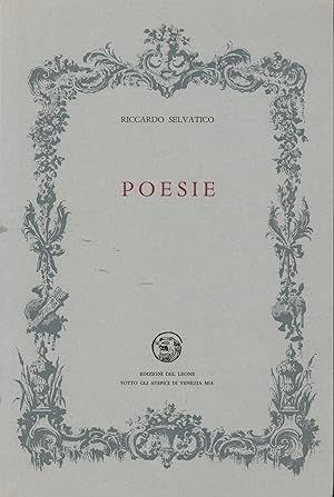 Seller image for Poesie for sale by Di Mano in Mano Soc. Coop