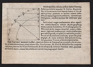 Immagine del venditore per Hydrograhice tabulae, quibus nautae utuntur." - Winkel Winkelma chevron square gravure venduto da Antiquariat Steffen Vlkel GmbH