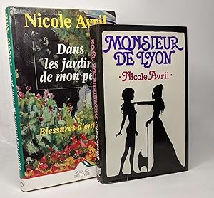 Image du vendeur pour Monsieur de Lyon + Dans les jardins de mon pre --- 2 livres mis en vente par crealivres
