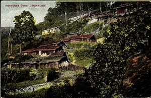 Seller image for Ansichtskarte / Postkarte Darjeeling Indien, indisches Dorf, Medol gegen Rude und Hautkrankheiten, William Pearson for sale by akpool GmbH