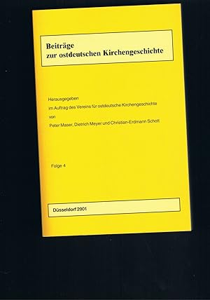 Seller image for Beitrge zur Ostdeutschen Kirchengeschichte - Folge 4 for sale by manufactura