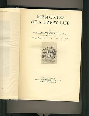 Seller image for Memories of a Happy Life for sale by Richard Lemay