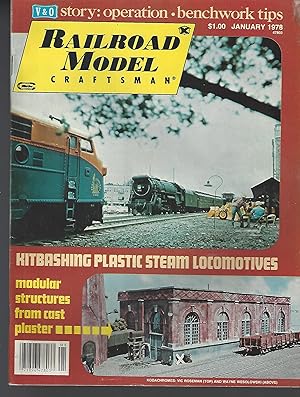 Seller image for Railroad Model Craftsman Magazine, January 1978 (Vol. 46, No. 8) for sale by Vada's Book Store