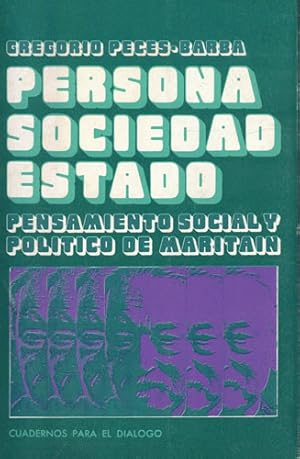 Immagine del venditore per Persona, sociedad, estado. Pensamiento social y poltico de Maritain venduto da Librera Cajn Desastre