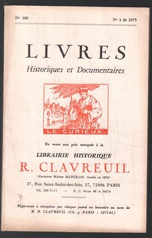 Livres historiques et documentaires " le curieux" n° 300