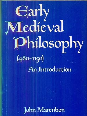 Bild des Verkufers fr Early medieval philosophy zum Verkauf von Librodifaccia