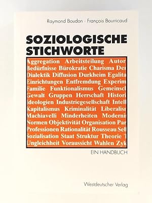 Seller image for Soziologische Stichworte: Ein Handbuch (German Edition) for sale by Leserstrahl  (Preise inkl. MwSt.)