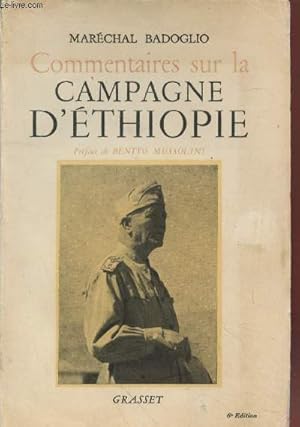 Bild des Verkufers fr Commentaires sur la Campagne d'Ethiopie zum Verkauf von Le-Livre