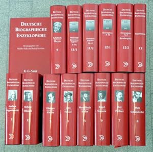 Bild des Verkufers fr Deutsche biographische Enzyklopdie (DBE). [Bde. 1 - 12 (in 14 Bden.) u. Supplementbd.; komplett]. zum Verkauf von antiquariat peter petrej - Bibliopolium AG