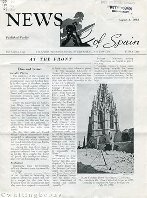 News of Spain [Spanish Civil War]: Assorted Weekly Newsletters from 1938 to 1939