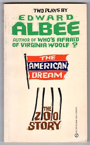 Imagen del vendedor de Two Plays by Edward Albee: The American Dream & The Zoo Story a la venta por Cameron-Wolfe Booksellers