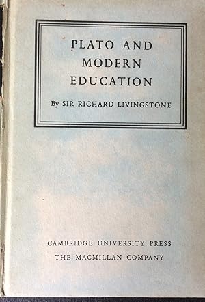 Imagen del vendedor de Plato and Modern Education a la venta por Margaret Bienert, Bookseller