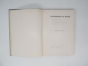 Seller image for Lettering at Work: A reference book on modern lettering for the building of business and promotion of sales. for sale by ROBIN SUMMERS BOOKS LTD