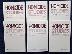 Homicide Studies : An Interdisciplinary & International Journal SET of SIX BOOKLETS