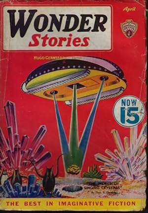 Image du vendeur pour WONDER Stories: April, Apr. 1936 mis en vente par Books from the Crypt