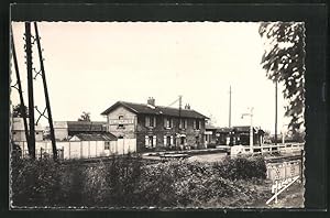 Ansichtskarte Villeparisis, La Gare, Bahnhof von der Gleisseite betrachtet