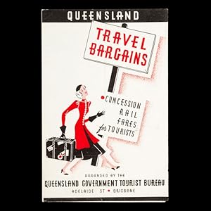 Bild des Verkufers fr Queensland travel bargains : concession rail fares for tourists. zum Verkauf von Douglas Stewart Fine Books