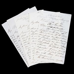 Seller image for Group of correspondence from Henry Beit, land agent, Sydney, to E.V. Sandilands, cotton grower and Vice-Consul, Fiji. 1870-71. for sale by Douglas Stewart Fine Books