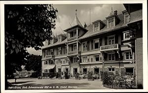 Bild des Verkufers fr Ansichtskarte / Postkarte Schluchsee Schwarzwald, Hotel Sternen, Auenansicht zum Verkauf von akpool GmbH