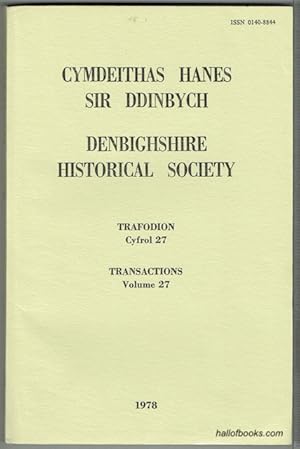 Image du vendeur pour Cymdeithas Hanes Sir Ddinbych - Denbighshire Historical Society: Trafodion Cyfrol 27 - Transactions Volume 27 - 1978 mis en vente par Hall of Books