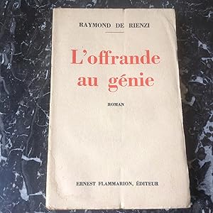 Seller image for L' Offrande au gnie . for sale by Lecapricorne