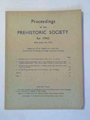 Bild des Verkufers fr Proceedings of the Prehistoric Society for 1942 (new series vol.VIII) zum Verkauf von Cotswold Internet Books