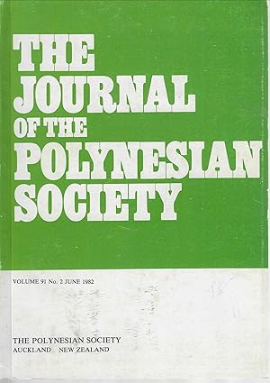 Seller image for The Journal of the Polynesian Society. Vol. 91. No. 2. June 1982. for sale by Tinakori Books