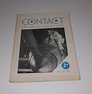 Seller image for Contact - RAF Weekly News Magazine Vol 1 No 4 - April 25, 1941 for sale by CURIO