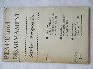 Seller image for Peace and Disarmament. Soviet Proposals for sale by Ivan's Book Stall